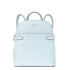 New Kate Spade Staci Saffiano Leather Dome Backpack Crisp Sky